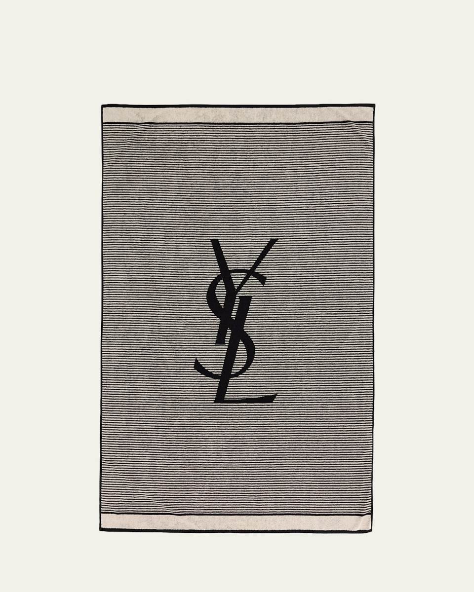Cassandre Striped Cotton Beach Towel